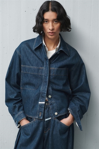 Closed, C97243 Heritage Worker jacket, Dark blue